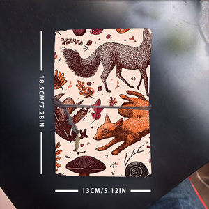 Vintage A6 taccuino fatto a mano pagine sostituibili perfetto regalo per il giorno dell'insegnante per educatori con <span class=keywords><strong>volpe</strong></span> scoiattolo foglie di lumaca Mushr - Product Image 6