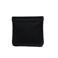 Sac de rangement Ouyeda en PU, motif lettres tendance, étanche, capacité 0-1L, fermeture éclair et fermoir, pour rouge à lèvres, cosmétiques, écouteurs, clés de voiture