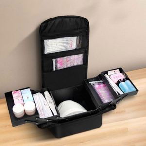 Wholesale Custom Logo with Layered Travel Special Cosmetic <b>Bag</b> Large Capacity Portable Makeup Case - Product Image 3