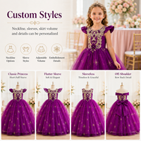 Robe tutu pour filles, robe de fête pour enfants, robe d'anniversaire en tulle multicouche, taille et couleur personnalisées, vente en gros, OEM, ODM, usine