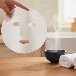 แผ่นมาส์กหน้าใยพืชใหม่ ชาขาว แผ่นมาส์กหน้าแห้ง - Product Image 1