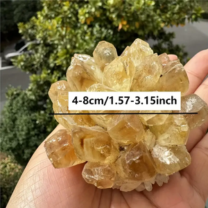 Một mảnh cụm Citrine có trọng lượng từ 200 đến 300 <span class=keywords><strong>gram</strong></span>, thích hợp cho trang trí nhà và văn phòng - Product Image 4