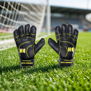 Gants de gardien de but de protection des doigts de football tendance en gros respirant conception de logo personnalisé étanche Football Sports - Product Image 3