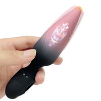 Stimulateur anal en silicone souple à dégradé de couleurs, petit jouet sexuel pour adultes, pour hommes/femmes/gays, masseur de prostate, entraîneur anal
