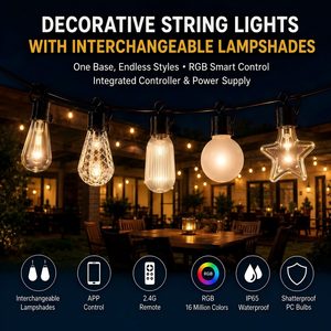 Luces de patio S14 de larga duración para jardín y terraza, como luces de cadena comerciales al por mayor para uso en restaurantes - Product Image 6