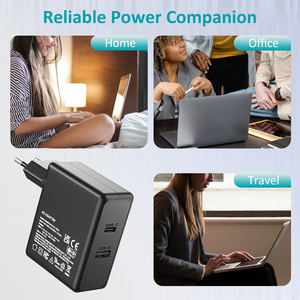 Cargador de Pared GaN de Carga Rápida USB-C Tipo-C 65W PPS con Protección PD SCP OTP para Laptop XR iPad Macbook UAV - Product Image 6