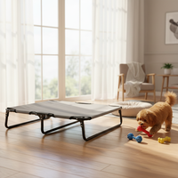 Leichtes Tragbares 3-Größen Outdoor-Camping-Hundebett - Langlebiges Oxford-Material Abnehmbarer Bezug Waschbar Erhöhtes Design Modern