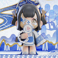 Popular Caja Sorpresa Original KASA Fantastic Tales, Material ABS, Figura Miniatura de Chica Extraña y Adorable, 12+ Adornos Decorativos para Escritorio, Cumpleaños