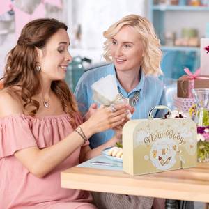 Panier-cadeau de haute qualité pour la fête de naissance, prix bas, boîte de bienvenue personnalisée pour bébés garçons et filles, cadeaux de naissance en gros - Product Image 4