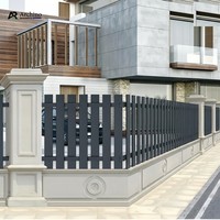 Clôture verticale minimaliste moderne en aluminium blanc de haute qualité pour villa, hôtel, balcon, escalier et installation DIY