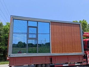 Contenedor de Montaje Rápido con Panel Sándwich de Acero Galvanizado de Gran Tamaño, <span class=keywords><strong>Vista</strong></span> Panorámica, Características Impermeables/Antiviento para Observación - Product Image 2