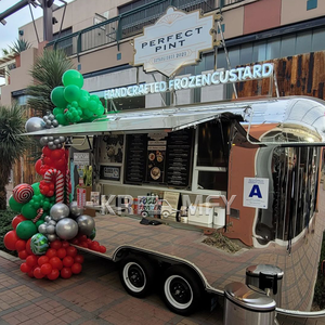 Remolque de comida de acero inoxidable OEM de China con camión de comida de helados DOT CE con equipo de cocina completo a la venta - Product Image 2