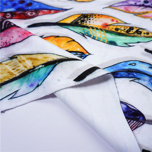 Tissu polaire 100 % polyester de qualité supérieure, imprimé numériquement sur mesure, résistant à l'eau, 280 g/m², double face, coupe-vent, séchage rapide - Product Image 5