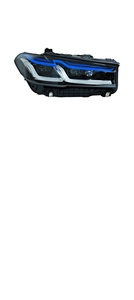 ไฟหน้า LED แบบเสียบใช้งานได้ทันทีสำหรับ BMW G30 21-23 M5 รุ่น Thunder Style คิ้วสีฟ้า ชุดไฟหน้าแบบ High Configuration - Product Image 3