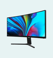 Red Mi 1800R Monitor LCD curvo 30 "200Hz Frecuencia de actualización WFHD 2560x1080 Luz anti-azul AMD FreeSync Soporte Gaming Desktops