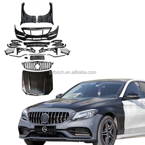 Vente flash Pare-chocs de voiture pour Mercedes Benz W205 C205 <span class=keywords><strong>C43</strong></span> <span class=keywords><strong>AMG</strong></span> Classe C Facelift C63 <span class=keywords><strong>Amg</strong></span> Kit carrosserie - Product Image 1