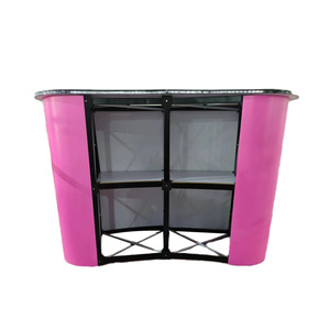 Nhà máy tùy chỉnh nhôm ống Made Pop Up đứng truy cập có thể gập lại triển lãm thương mại xúc tiến bảng truy cập Bảng hiển thị - Product Image 1