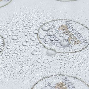 Papier d'emballage alimentaire vierge personnalisé avec logo, résistant à la graisse et à l'eau, enduit de PE, écologique, recyclable, emballage en papier jetable - Product Image 3