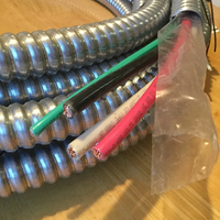 Cable MC con Certificación UL, Calibre 12 AWG, 10 AWG, 14 AWG, 600V, Conductor de Cobre Sólido, Aislamiento XLPE, Blindaje de Aluminio, IP67, Cable Eléctrico