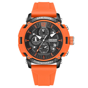 Reloj deportivo de cuarzo multifuncional, impermeable, luminoso, de silicona - Product Image 3