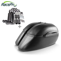 Sacoche latérale rigide et étanche universelle RACEPRO pour Harley Davidson Sportster Softail Touring