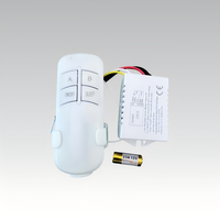 Interrupteur intelligent sans fil 220V 10A avec télécommande pour éclairage, portée 100m, compatible multi-canaux, système de maison intelligente à piles