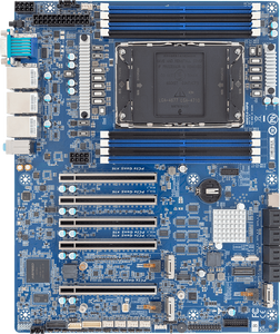 เมนบอร์ดเซิร์ฟเวอร์เวิร์กสเตชันแบบซ็อกเก็ตเดี่ยว MW54 HP0 รองรับ LGA 4677 PCIe 50 สล็อต พอร์ต LAN แบบคู่ 10GbE ระบบ ATX - Product Image 3