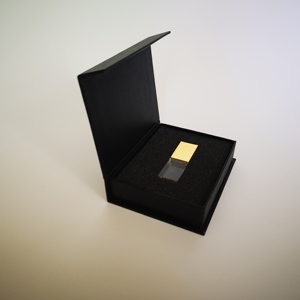 OEM Tùy Chỉnh Cá Nhân Hoá Caja De Papel Hộp Giấy Carton Đen Hộp USB Flash Drive Gói Quà Tặng Lanh Box Container Trường Hợp Gói - Product Image 4