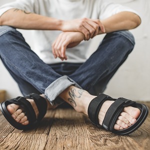 Sandales d'été décontractées pour hommes 2026, nouvelle collection, style conduite, double usage, tendance, pour l'extérieur et la plage - Product Image 3