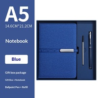 Nouveauté 2026 : Carnet et stylo en cuir PU gaufré, personnalisables avec le logo de votre entreprise – Coffret cadeau promotionnel
