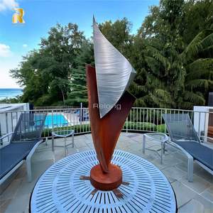 RELONG Custom Outdoor <strong>Garden</strong> Large Metal Corten Abstract Art <strong>Sculpture</strong> <strong>for</strong> <strong>Sale</strong> - Product Image 6
