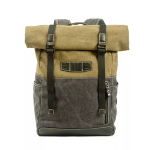 Vendita calda all'ingrosso impermeabile per esterni macchina fotografica da viaggio personalizzata da <span class=keywords><strong>uomo</strong></span> in <span class=keywords><strong>pelle</strong></span> per Laptop <span class=keywords><strong>zaino</strong></span> in tela - Product Image 3