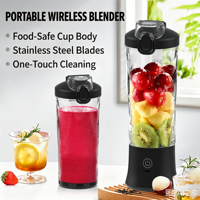 Nieuwe A9 Draagbare Blender USB Oplaadbaar 600ml Persoonlijke Smoothie Blender Mini Verse Sap Blender voor Shakes Smoothies Reizen