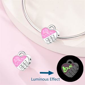 Collar y Pulsera de Joyería con Cuentas de Tungsteno, Cristal y Diamantes de Imitación, con Colgante de Rosa Mágica en Forma de <span class=keywords><strong>Cubo</strong></span>, Serie Rosa del Día de San Valentín - Product Image 2