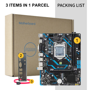 เมนบอร์ด NEW <span class=keywords><strong>B85</strong></span> รองรับ TPM 2.0 ช่องเสียบ LGA1150 แบบ Dual Channel 2X DDR3 RAM ช่องเสียบ NVMe M2 PCIe3.0 X16 SATA3.0 USB3.0 - Product Image 6