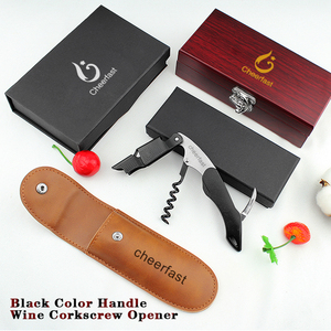 ที่เปิดขวดไวน์แบบคู่ ด้ามจับพลาสติก ทนทาน ทำจากสแตนเลสอย่างดี ขายดีที่สุด ที่เปิดขวดไวน์ออลอินวัน - Product Image 5