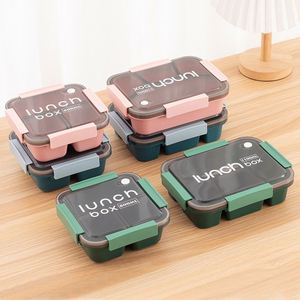 กล่องข้าวพลาสติกทรงสี่เหลี่ยมสำหรับเด็กนักเรียน กล่องข้าวขนาดใหญ่ - Product Image 6