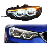 Feux avant LED TR 1:1 STYLE AUTO V2 IKON WHITE DRL pour BMW Série 4 F32 M4 F82 13-17, phares avant, plug and play