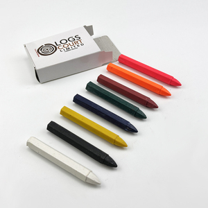 <span class=keywords><strong>Crayons</strong></span> en bois pour tissus et textiles, formule spéciale à base de cire de bois pour la création de vêtements, couleurs lavables pour projets d'artisanat DIY - Product Image 4