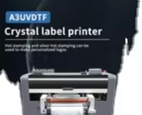 JADE New Two XP600 Printhead Printer UV DTF Otomatis dengan Film Stiker AB Roll Tinta UV Garansi 1 Tahun Kartu Garansi Kaca Dll Ukuran A3 7m/s