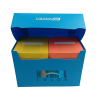 Carte colorée durable jeu magique Tarot 200 + carte protéger sérigraphie PP plastique Photocard titulaire Deck Box