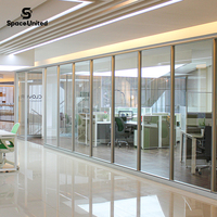 SpaceUnited Glass Partition Wall Office Movable Wall Divider Modern Modular System