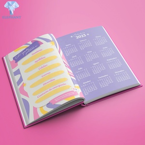 Bán buôn giá rẻ nhà máy in A4 bìa cứng nhật ký lưu ý cuốn sách tùy chỉnh kế hoạch Organiser Tạp Chí in ấn cuốn sách - Product Image 3