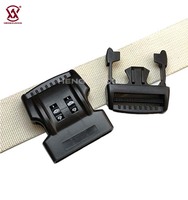 Gran oferta, alta calidad, 1,5 pulgadas, código de plástico, hebilla de bloqueo, contraseña para accesorios de bolsa de equipaje