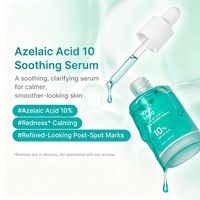 Sérum apaisant et équilibrant à l'acide azélaïque, contrôle du sébum, clarifiant, niacinamide, panthénol, squalane, sérum pour le visage pour hommes, 30 ml