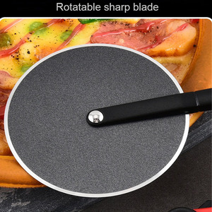 <span class=keywords><strong>Couteau</strong></span> à pizza en acier inoxydable à roue unique pour gâteaux, tartes et pâtes, coupe-pizza pour vélo de <span class=keywords><strong>montagne</strong></span> - Product Image 4