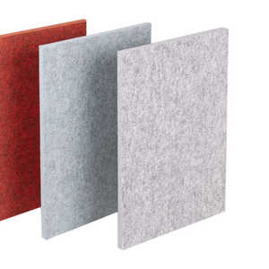 Factory Outlet PET Deco Absorb Sound Fibra de poliéster Tablero absorbente de sonido Silenciador de panel acústico - Product Image 3