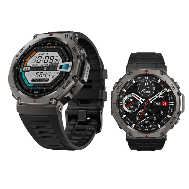 2025 DM58 Reloj Inteligente AMOLED GPS Smart Watch 5ATM Waterproof Compass Sport Tracker Montre Connectee Smartwatch for Unisex