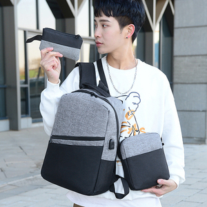 Hot Sale High Quality Business Fashion Leisure Office Computer <b>Bag</b> <b>Laptop</b> Backpack <b>for</b> <b>Men</b> Waterproof Oxford Polyester Zipper - Product Image 6