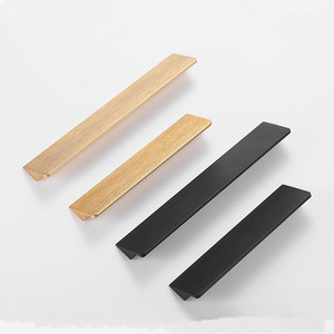 Tirador de Gabinete O'Leeford en Forma de Cuchillo, Aleación de Aluminio, 120mm, Moderno y Sencillo, Montaje en Puerta o Cajón, No Desmontable - Product Image 1